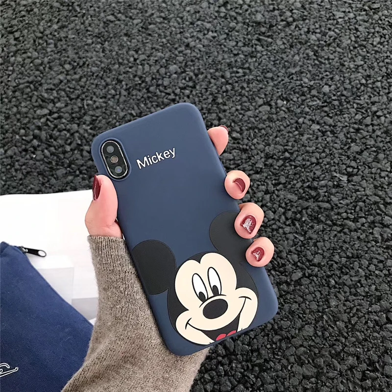 Mickey Only Чехол с принтом Микки Минни для iPhone 7 чехол s мультяшный ультратонкий мягкий TPU чехол для игрушек для iPhone 6 6s 7 8 Plus X XR XS 11 Pro Max чехол - Цвет: Mickey Only