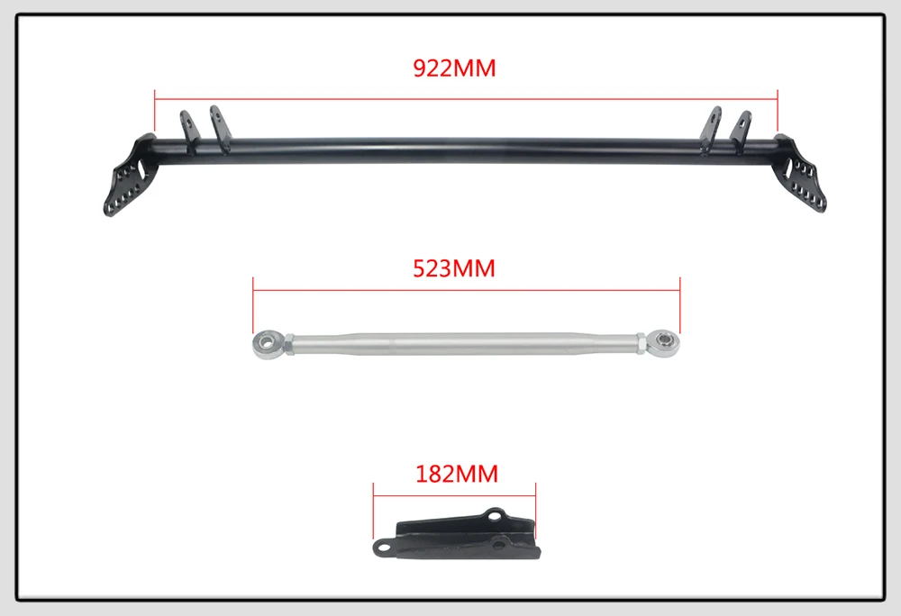 Wlr-серебряный Тяговый контроль стяжки для Honda Civic 92-95 для Acura для Integra 94-01 для Honda DEL SOL 93-97 WLR-FTB01