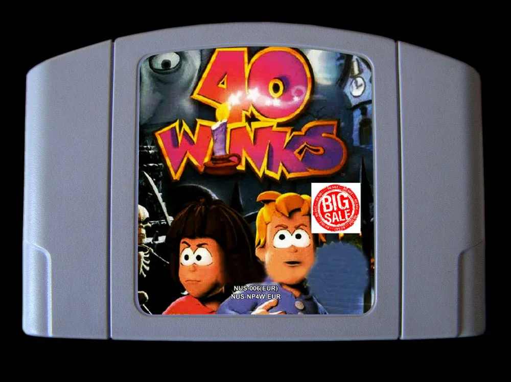 64 битные игры ** 40 Winks (версия PAL! Английский Испанский Итальянский 3 языка!)|Игры для