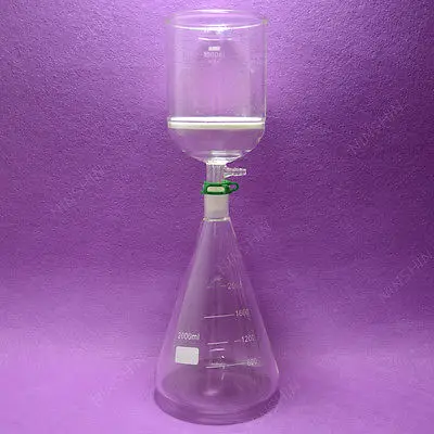 2000ML Filtration Kit [2000ML Erlenmeyer Flask+1000ML Filter Funnel(3#)] | Канцтовары для офиса и дома