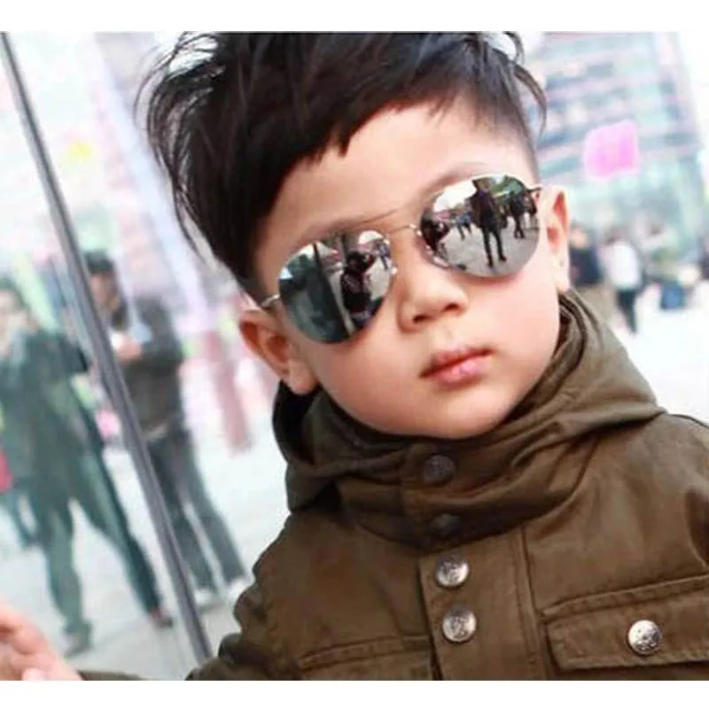 Модные новые детские солнцезащитные очки цветные уличные для девочек милые