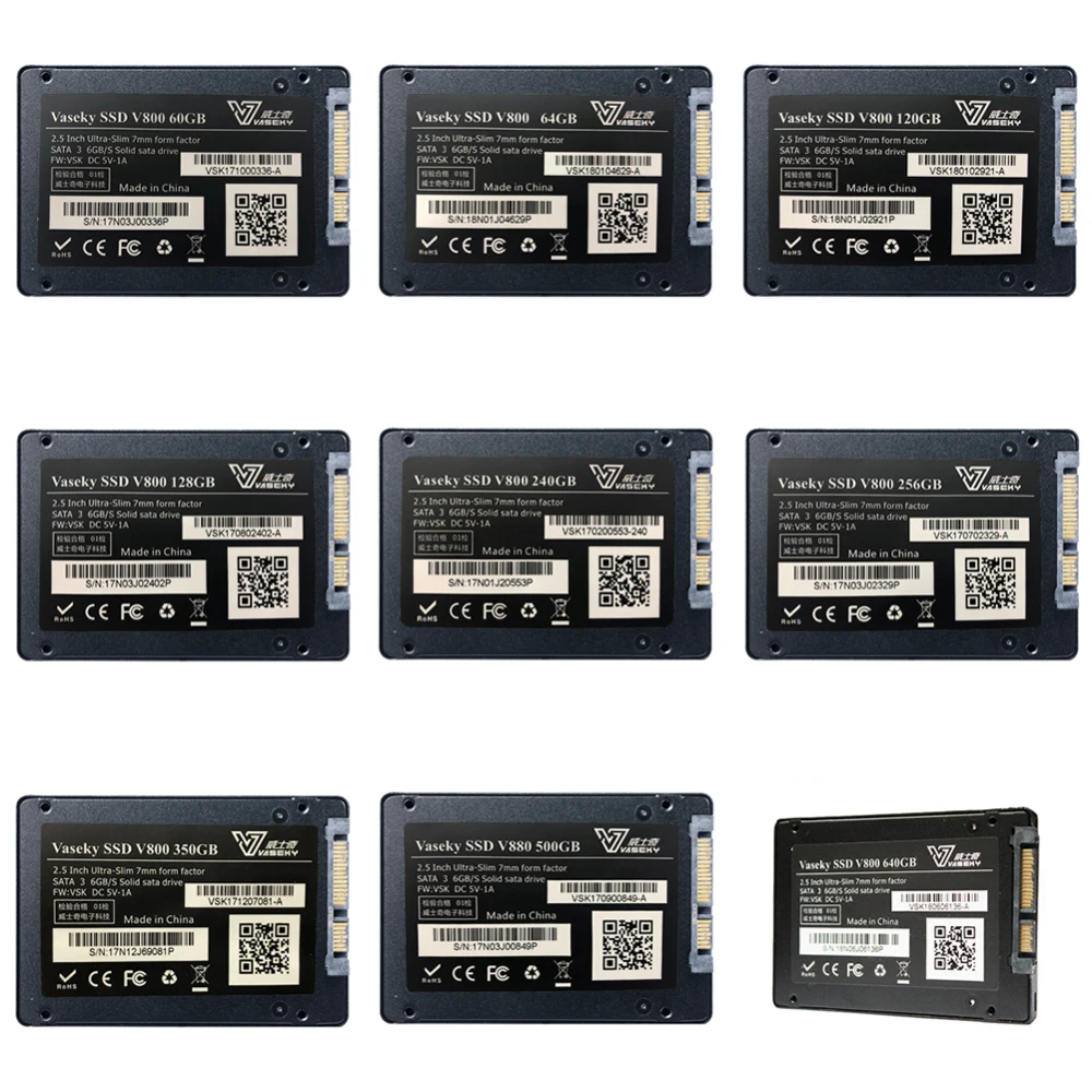 Твердотельный накопитель Vaseky 60 ГБ 64 120 240 256 360 гб 480 500 Гб 640 Внутренний