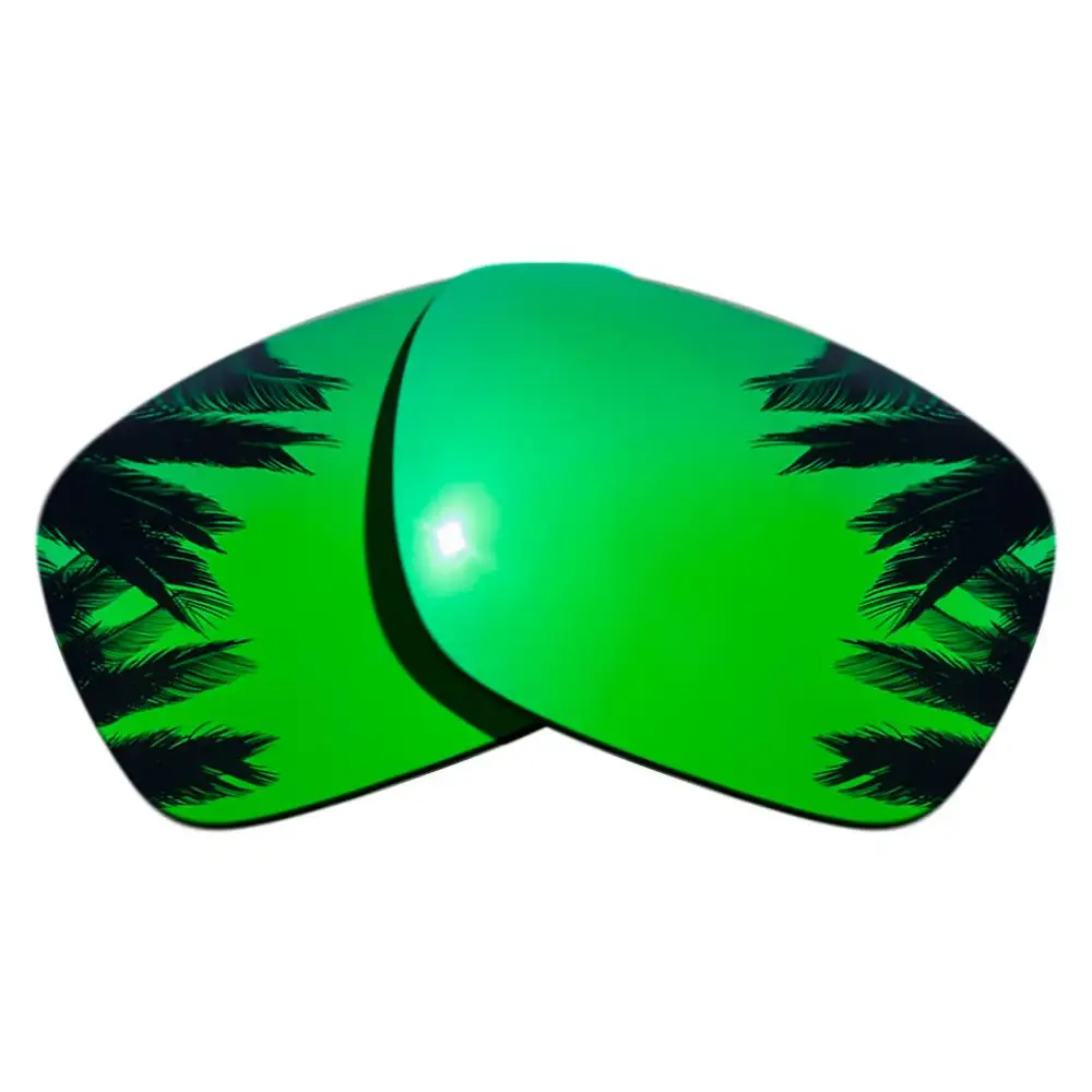 Зеленые зеркальные и сменные поляризационные линзы с зеркальным золотом 24