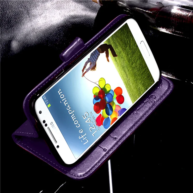 S4 Mini i9190 Роскошный Ретро кожаный бумажник флип чехол для samsung Galaxy S4 i9500 s4mini чехол для samsung S 4 S4 mini Coque