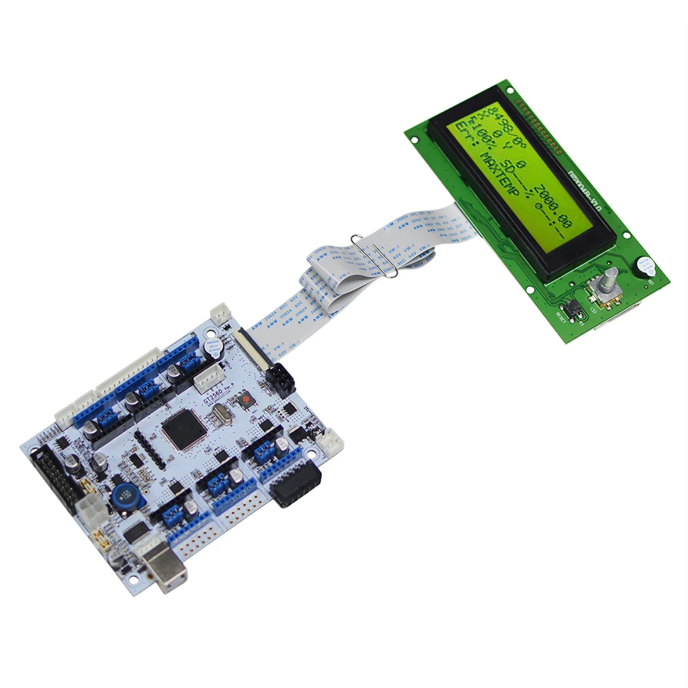 Geeetech аксессуары для 3D-принтера с открытым исходным кодом GT2560 revb &amp LCD 2004 дисплей