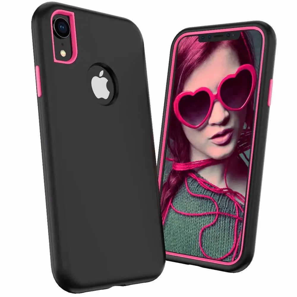 black rose Роскошный брендовый чехол для Iphone XS Max X XR 7 8 Plus, чехол, полный корпус, ультра TPU+ PC, чехол для телефона samsung Galaxy S10 Plus E Note9 - Цвет: black rose