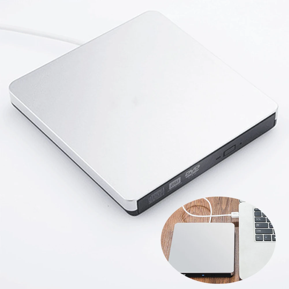 DVD привод USB 3,0 Оптический плеер горелки Reader portable Портативный внешний рекордер горелки внешний Drive/DVD-RW привод#1109