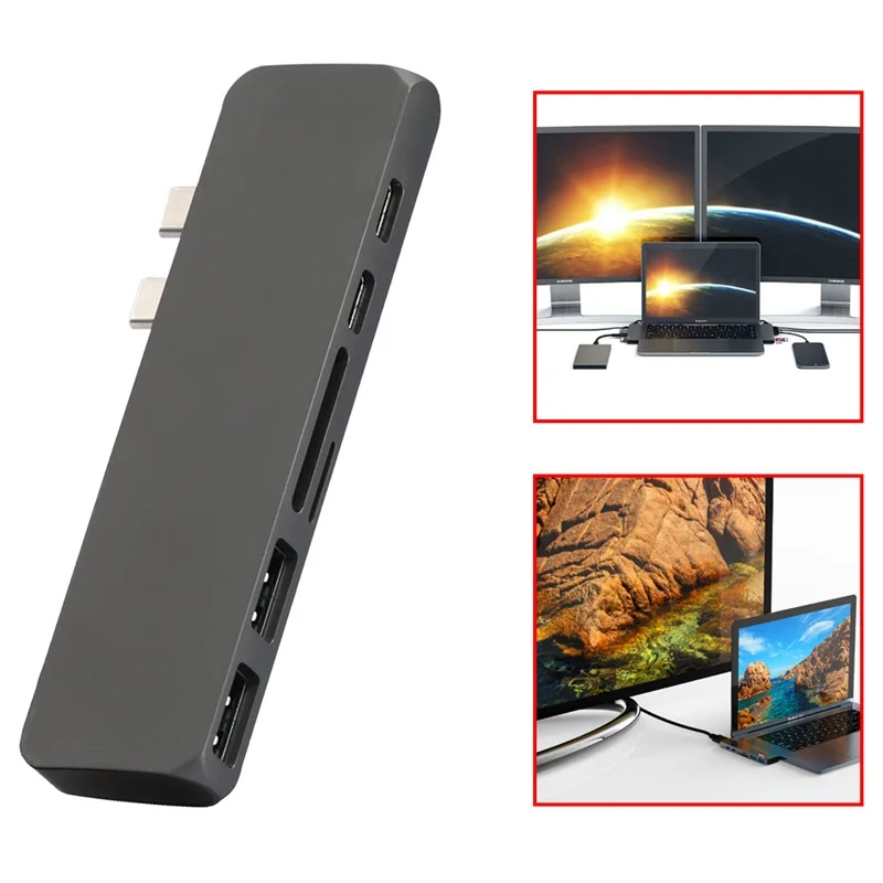 Док станция Thunderbolt 3 USB Type C HDMI 4k с портами 0| |