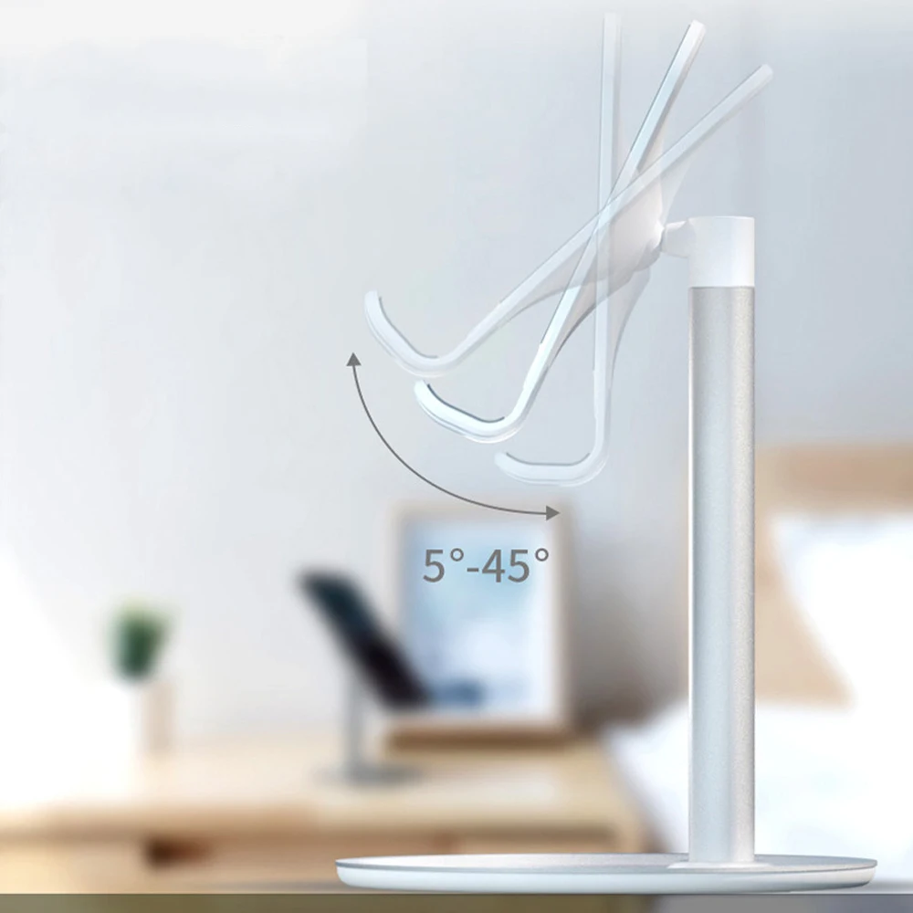 high quality non slip aluminum metal phone tablet holder stand desktop phone bracket mount office desk adjustable display cradle free global shipping