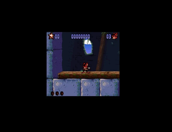Aero Acro-летучая мышь 2 16 бит большой серый карточная игра для NTSC/PAL игровой плеер |