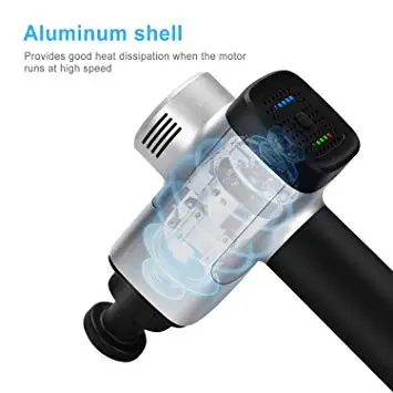 Массажный пистолет 5 скоростей беспроводной ручной массажер для глубоких тканей