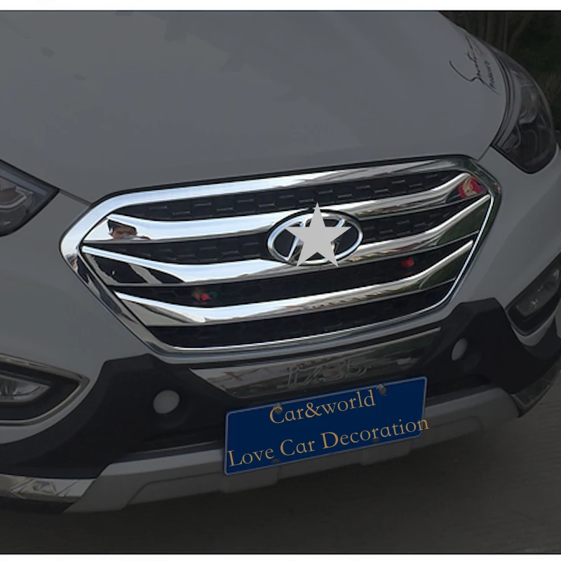 Для Hyundai ix35 2013 2014 2015 передняя Центральная решетка гриль панель средний бампер