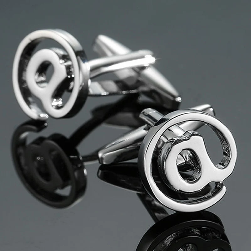

Free shipping, new @ cufflinks fashion men's shirt cufflinks senior designer exclusive design shirt button