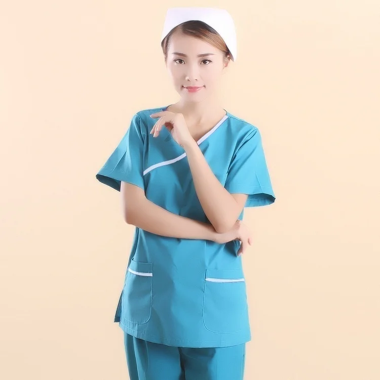 Женская модная медицинская форма блокирующая цвет (вы можете выбрать топ/пару