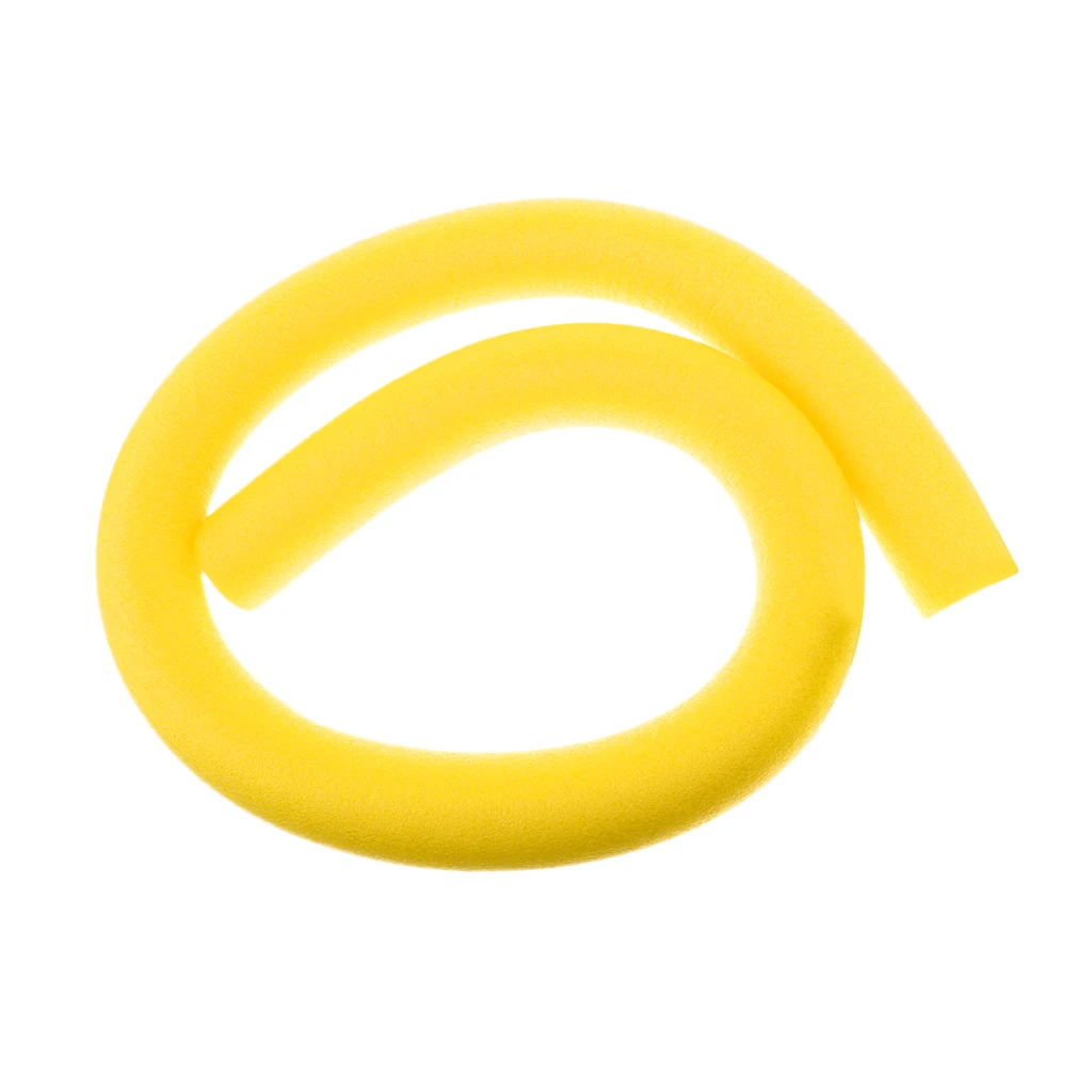 Yellow 59 дюймов x 2,36 дюймов Забавный Плавательный Бассейн Лапша плавающие полые пенопластовые палочки многоцелевой - Цвет: Yellow