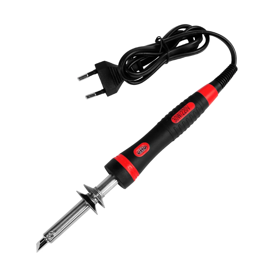 DLT039 HILDA 220 В/30 Вт Электрический паяльник, ручка для сжигания древесины, Электрический паяльник, набор с наконечниками и аксессуарами - Цвет: DLT039