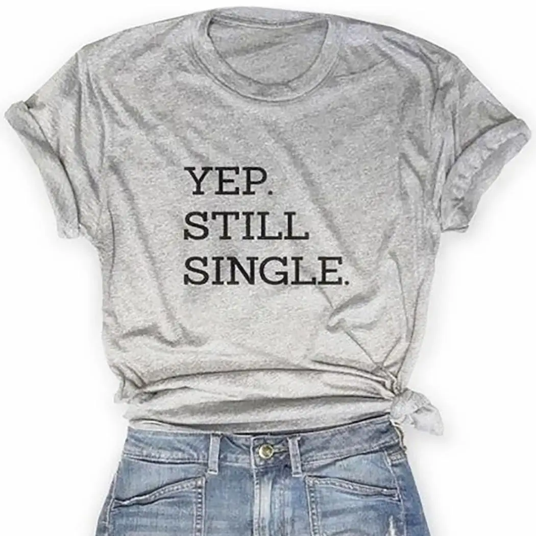 Женская модная футболка с буквенным принтом и коротким рукавом Повседневная