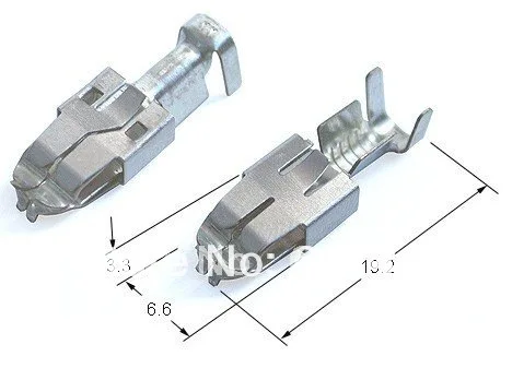 Терминал кабель Пластик Автомобильный Электрический разъем мужской женский разъем автомобильного клеммы штекер DJ623B-E6.3B