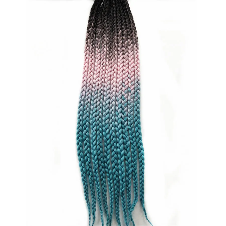 Косички Pervado для наращивания волос синтетические косички 22 Дюйма 10 корней