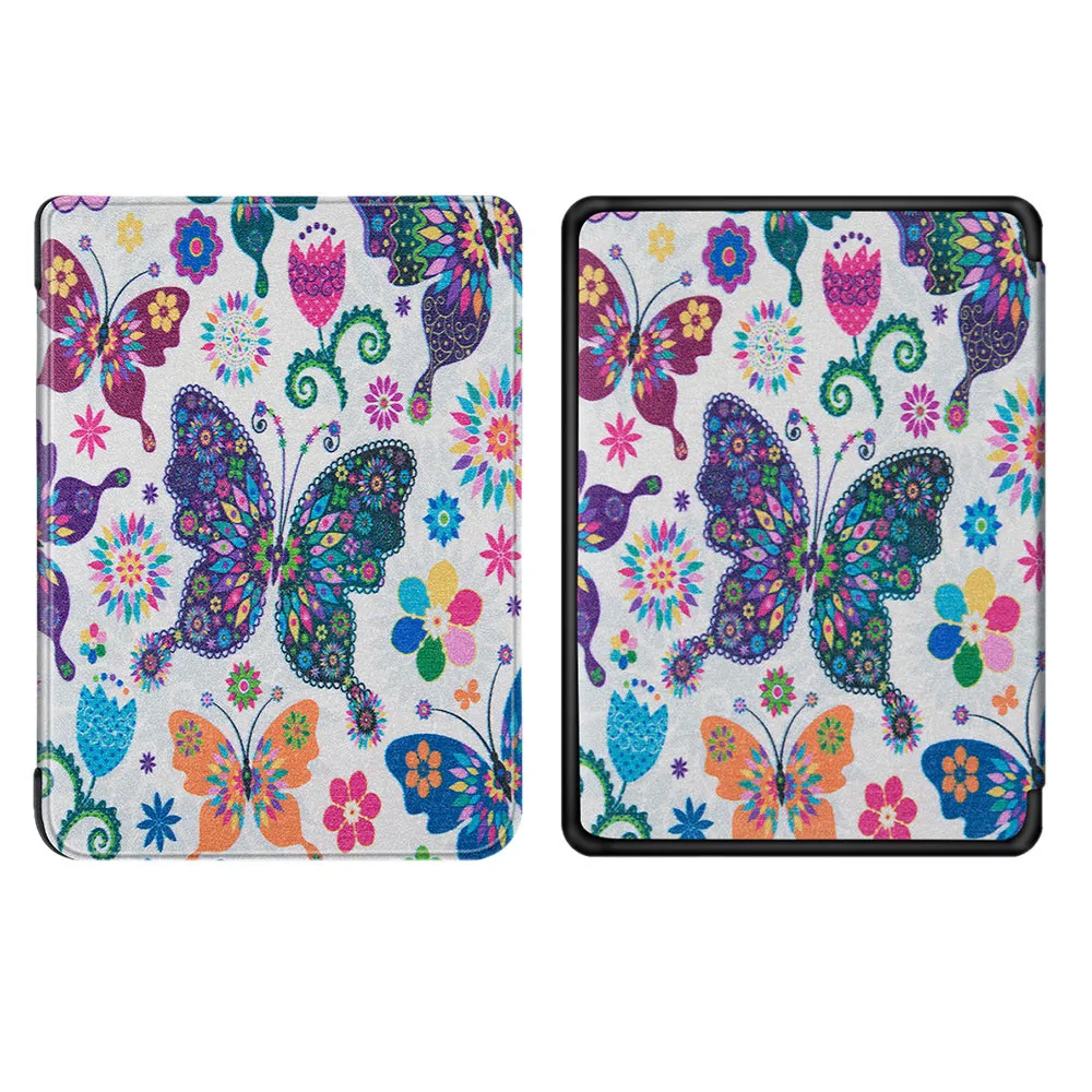 Ультра тонкий умный кожаный магнитный чехол для Amazon Kindle Paperwhite 4 2018 искусственная