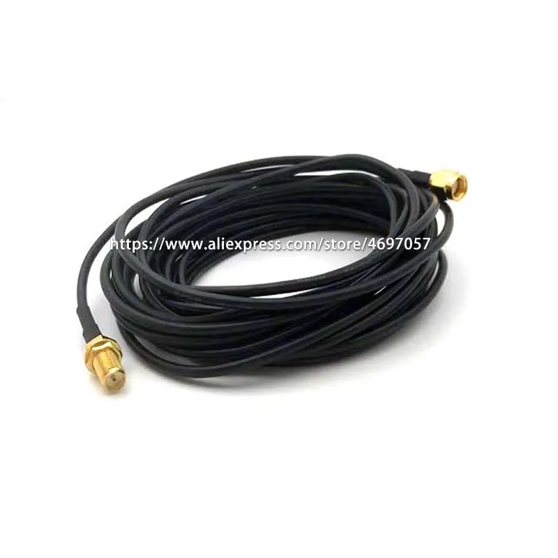 RP SMA штекер RP SMA женский кабель RG174 для Wi-Fi роутера антенна RF кабель 1 м 2 м 3 м 5 м