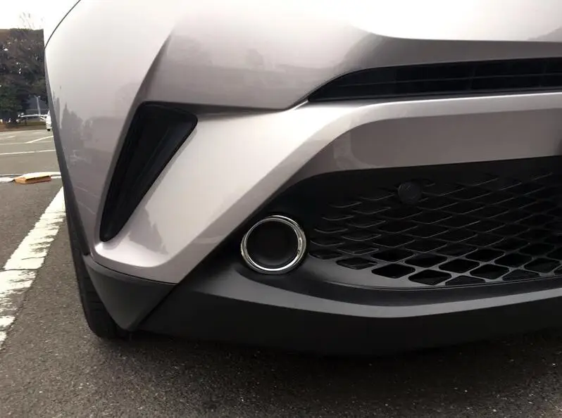 Для toyota C HR CHR 2016 2018 Abs cromato anteriore fendinebbia lampada della copertura trim accessori esterni 2 Pz/набор|pz 2|set |