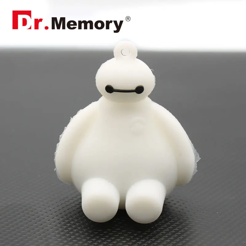 Мультяшный силиконовый флеш-диск USB 2,0 64 Гб милый робот Флешка 32 Гб usb-носитель 4 ГБ 8 ГБ 16 ГБ реальная емкость ручка привод Забавный