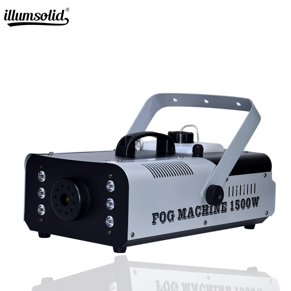 1500 Вт RGB 3in1 СВЕТОДИОДНЫЙ туман сценический эффект дыма машинный с дистанционным управлением дымовой аппарат для сцен Освещение Оборудование для тумана высокое качество