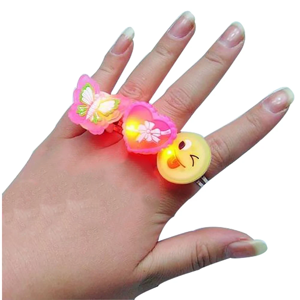 1 шт. мягкое резиновое кольцо светящееся игрушка для детей взрослых прекрасный