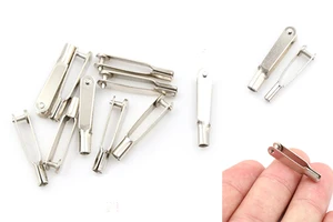 10 шт., металлический Зажимной патрон M2M3, высококачественный Радиоуправляемый рог, стальной Зажимной патрон для радиоуправляемого места, воздушного самолета, радиоуправляемого автомобиля