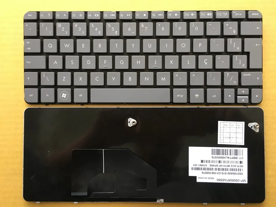 Новая BR бразильская клавиатура для HP MINI 100 100E Клавиатура ноутбука MP 09M68PA6886 615967 021