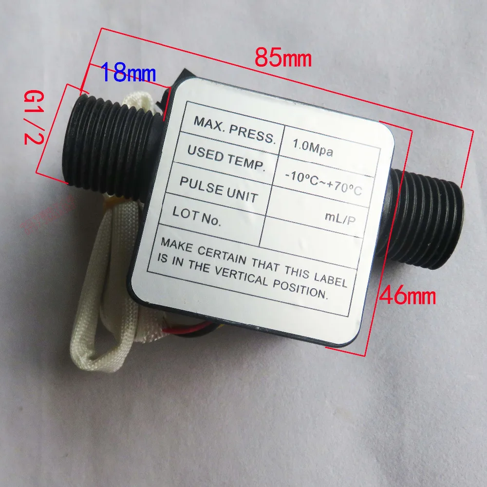G1/2'' Liquid Fuel Oil Flow Meter Counter diesel gasoline Gear flow sensor 3-12v | Инструменты