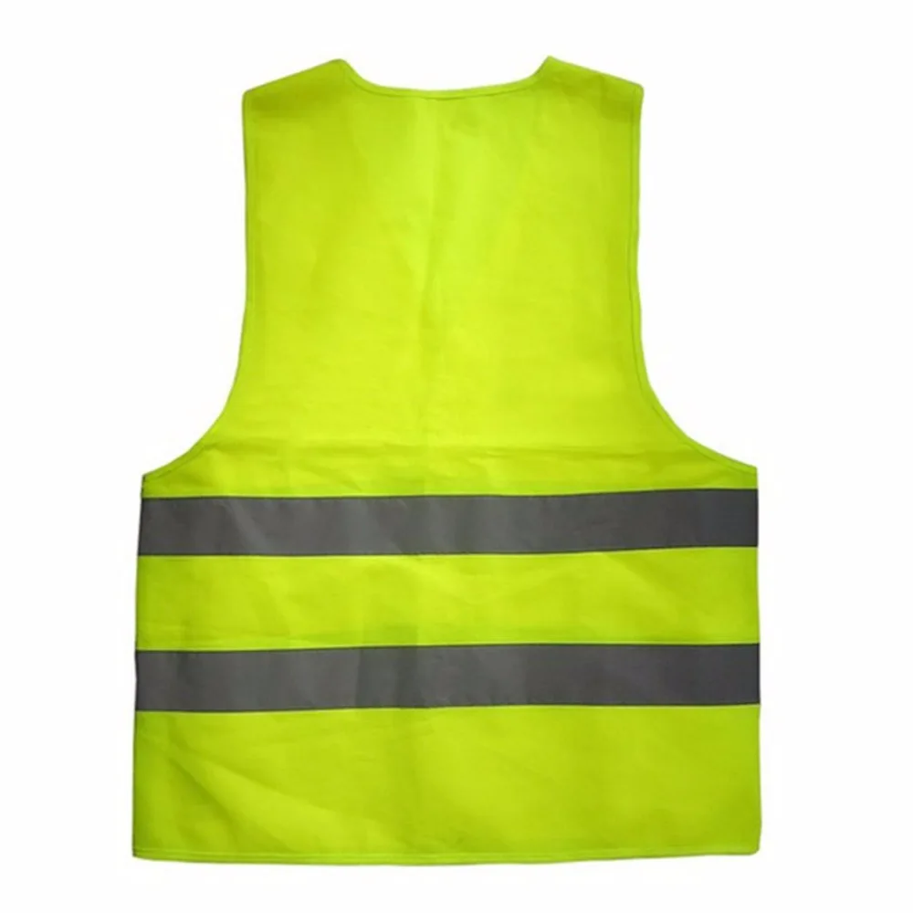 Жилет Мотоцикл высокая видимость безопасности светоотражающий жилет Hi Viz Предупреждение жилет светоотражающие полосы куртка