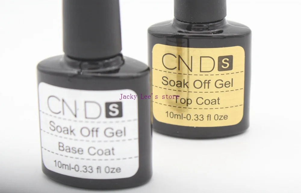 1 шт. CNDS Гель-лак для ногтей Soak Off UV верхнее покрытие УФ-Базовое покрытие Новое поступление дизайн ногтей хорошее качество 10 мл лаковое гелевое покрытие для ногтей
