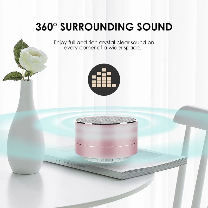 Беспроводной mini usb Динамик стерео mp3 плеер Портативный A10 синий зуб сабвуфер s для