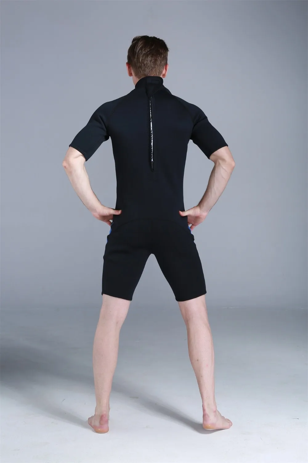 Fundivers плавать спортивная S-2xl синий и красный двойной нейлон мужчины 3 мм scr