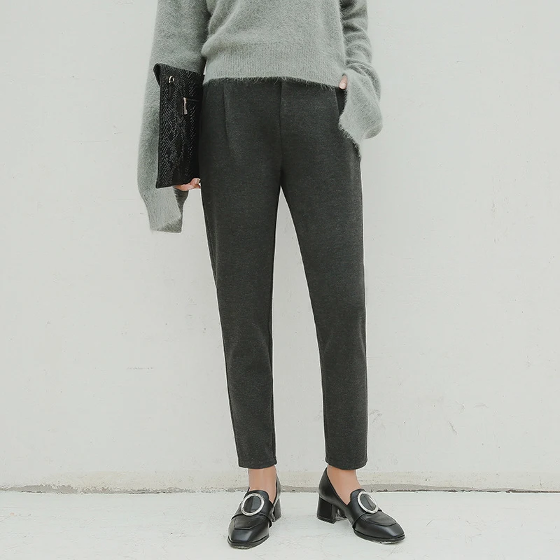 Женские зимние толстые хлопковые теплые шаровары Капри женские большие размеры