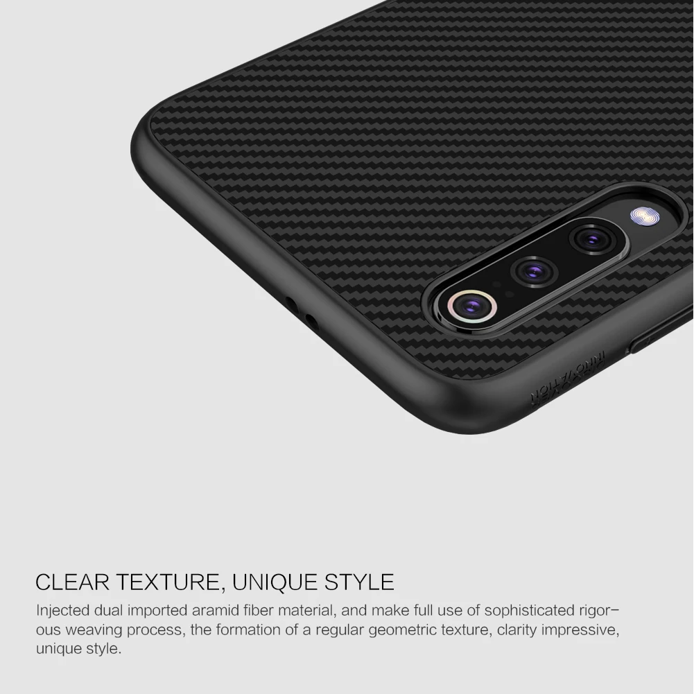 Nillkin case for Xiaomi Mi 9 and Explorer synthetic fiber cell phone shell luxury hard back cover |
