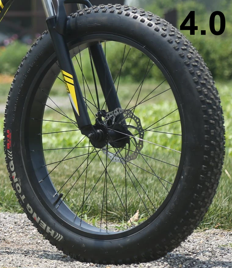 4.0 Size A BKGR26 4,0/4,8 Размер Fat Tire 26 дюймов колеса, передние и задние колеса, с внутренними и внешними шинами, без передней вилки - Цвет: 4.0 Size A BKGR26