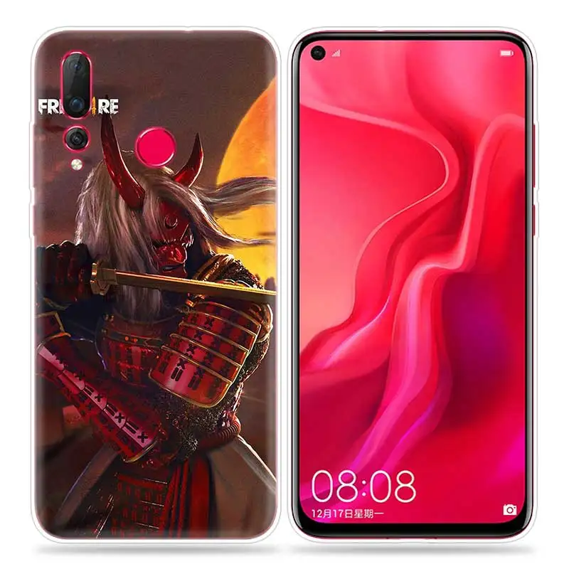 Free Fire Cartoon Ultra-thin Case for Huawei Honor 20 10 8S 8A 8C 8X Play 20i V20 Lite Pro Y9 Y7 Y6 Y5 Cover Fundas - Цвет: 01