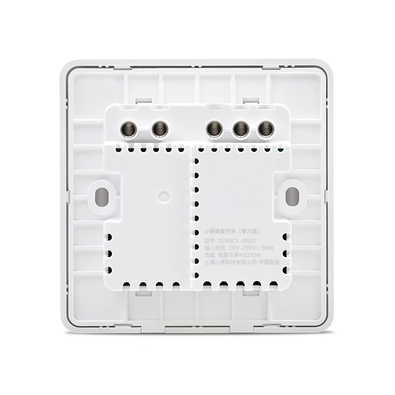 3 Gang Умный настенный светильник Terncy Zigbee, переключатель 1~ 4 банды, переключатель вкл/выкл, светильник, устройство, поддержка Apple HomeKit(требуется для работы с шлюзом - Комплект: 3 Gang