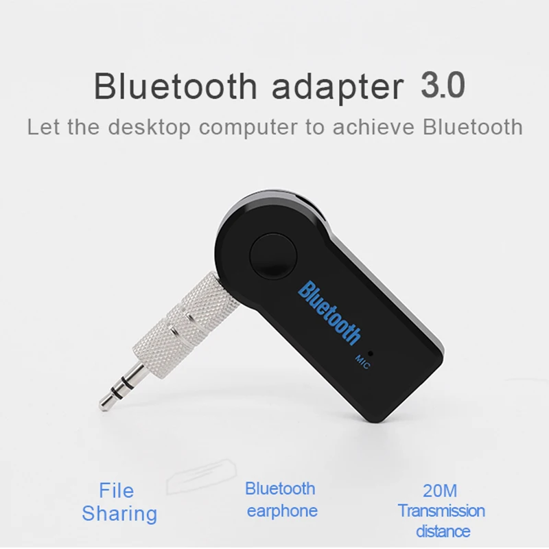 Приемник Bluetooth 3 5 мм AUX аудио Автомобиль Портативный Беспроводной адаптер для
