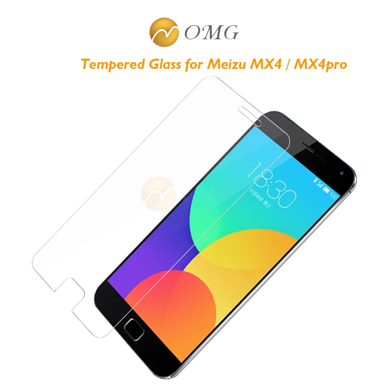 OMG 9H Премиум Закаленное стекло для MEIZU MX4 Pro MX4pro 5 дюймов Защитная пленка экрана |