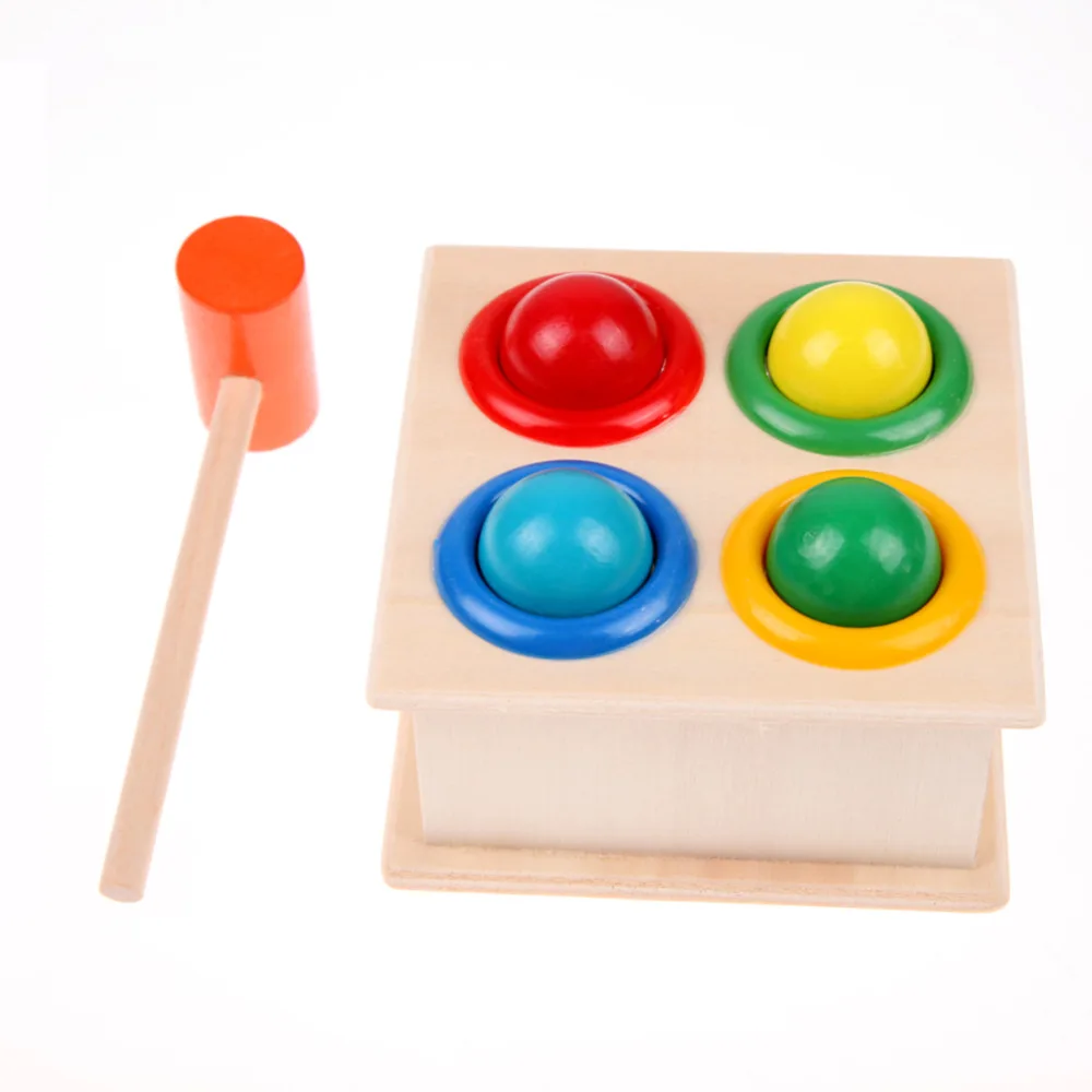

Wooden Toys Hammer Wood Toy Early Learning Educational Toys For Children Musical Toys Instrument Gift