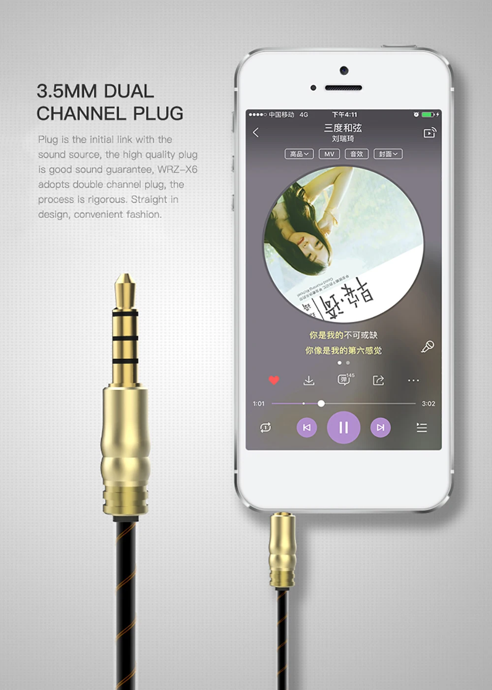 Hi-Fi наушники для телефона, 3,5 мм, стерео наушники-вкладыши, проводная Спортивная гарнитура с микрофоном, прочные пленочные наушники для водителей, для iPhone, samsung