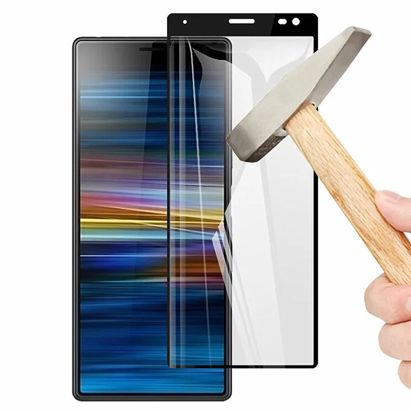 3D закаленное стекло для sony Xperia XZ Премиум чехол для sony Xperia 10 Plus XZ2 Compact XZS Premium XZ3 L3 защитное стекло