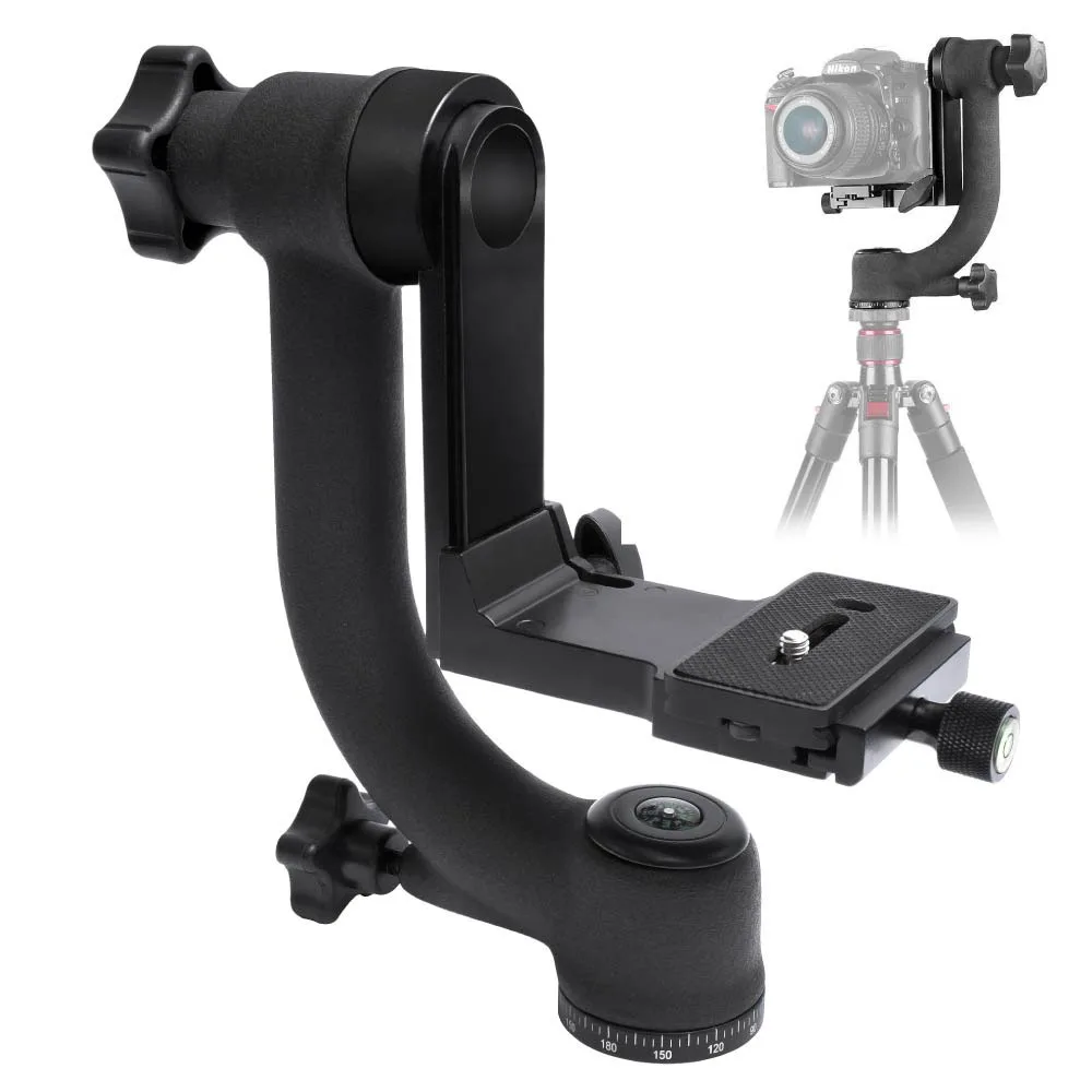 Pro 1/4 &quot360 градусов Поворотный Панорамный карданный Зажим Штатив шаровая Головка