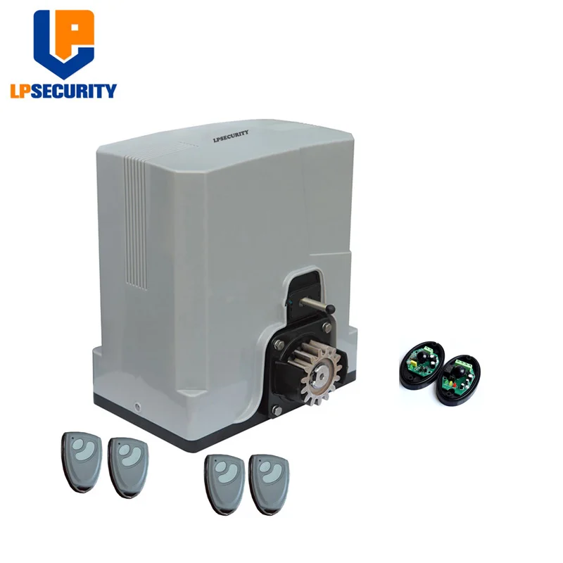 kit4 LPSECURITY хорошее качество 600KGS DC 24V Foresee раздвижные ворота открывалка механизм дистанционного управления слайд ворота оператора - Цвет: kit4