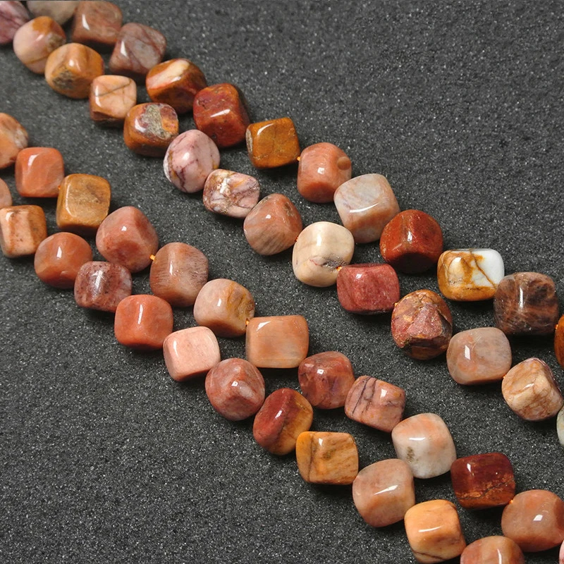 

Natural Sun Stones Square Bead 11-12mm Loose Beads For Diy Handmade Jewelry Accessories Wholesale TR409