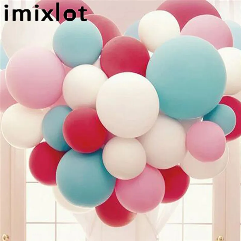 Imixlot 1 шт. 36 дюймов 12 цветов уплотненные латексные воздушные шары для свадьбы Дня